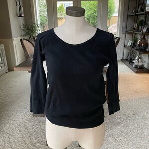 Michael Stars Black Long Sleeve Tee